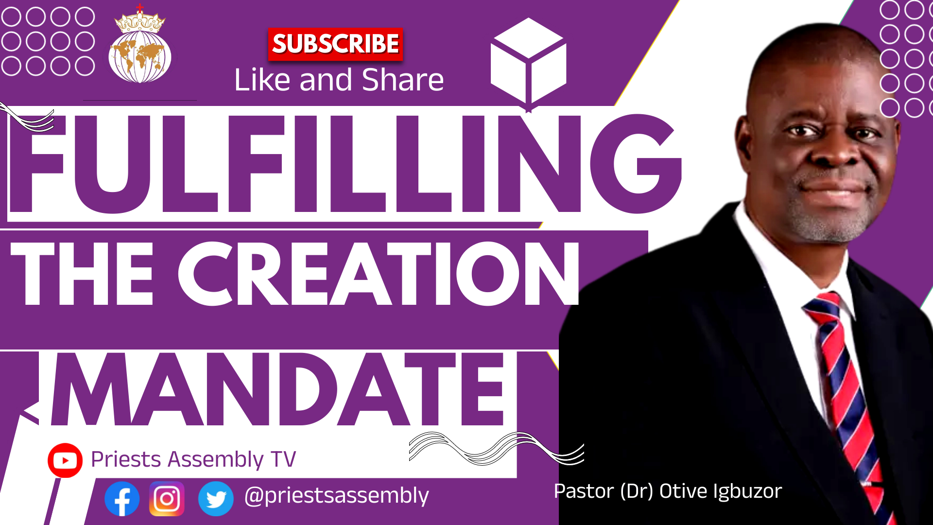 Topic: Fulfilling the Creation Mandate