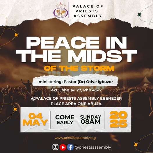 Peace in the Midst of Storms | Pastor (Dr) Otive Igbuzor